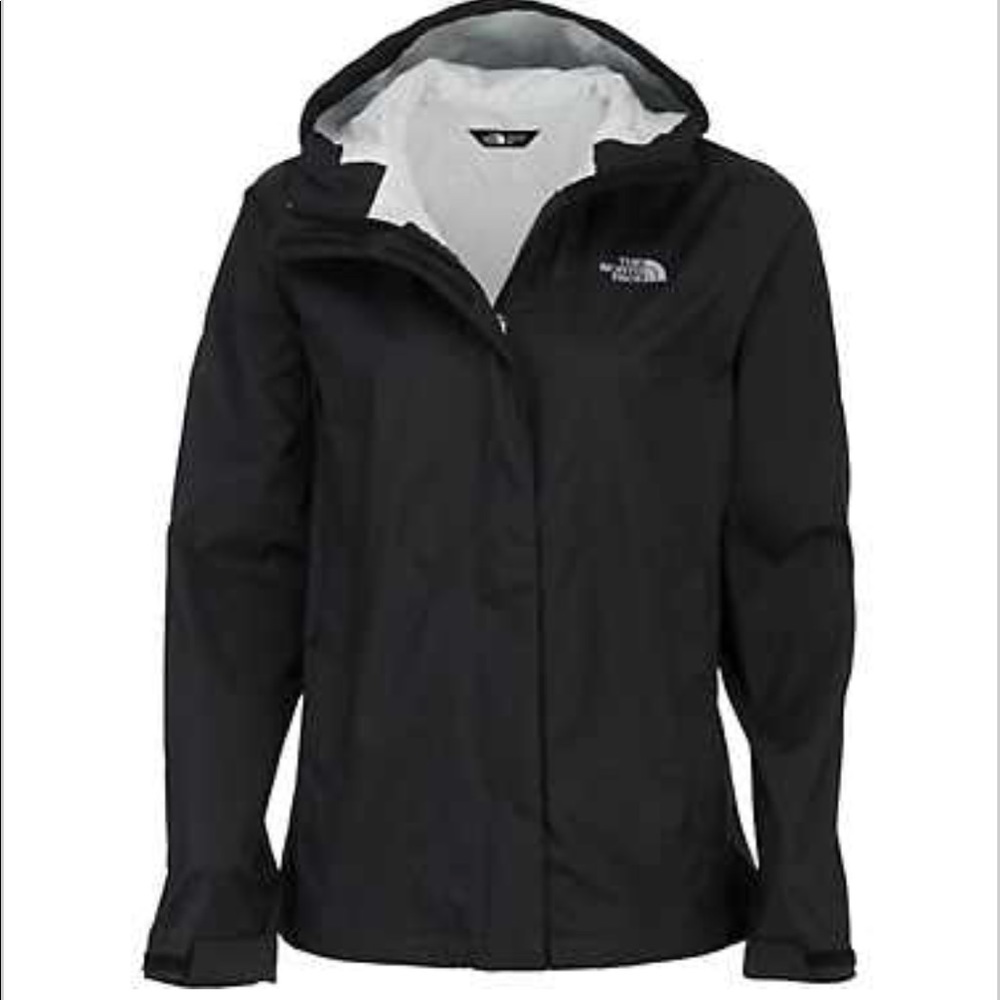 Black Northface RainCoat